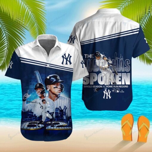 Aaron Judge-New York Yankees Button Shirt BB314