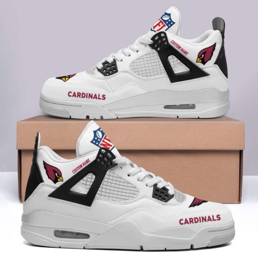 Arizona Cardinals Personalized AJ4 Sneaker BG272