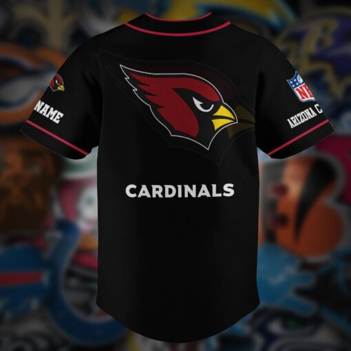 Arizona Cardinals Personalized Baseball Jersey AZCBJS099