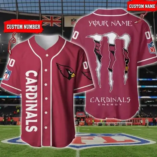 Arizona Cardinals Personalized Baseball Jersey BG198