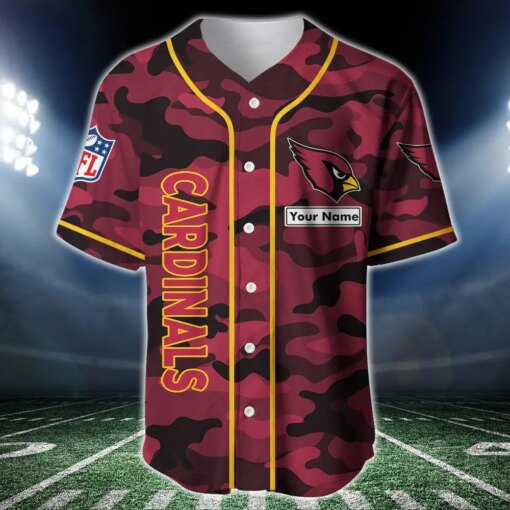 Arizona Cardinals Personalized Baseball Jersey BG218