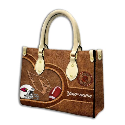 Arizona Cardinals Personalized Leather Hand Bag BBLTHB600