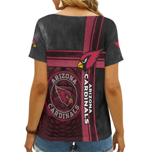 Arizona Cardinals Personalized V-neck Women T-shirt AGC68