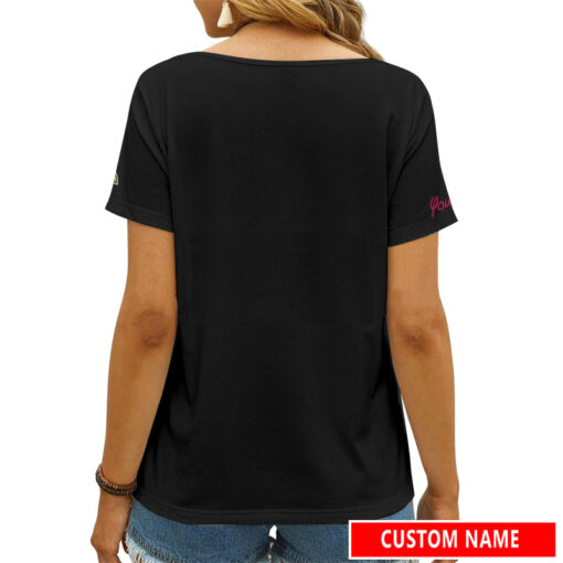 Arizona Cardinals Personalized V-neck Women T-shirt AGCWTS222