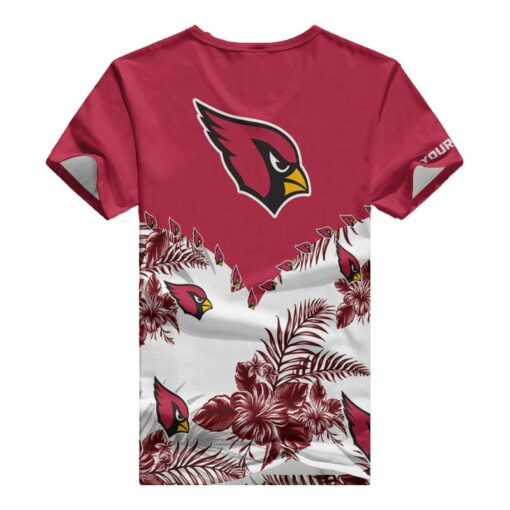 Arizona Cardinals Personalized V-neck Women T-shirt BG604