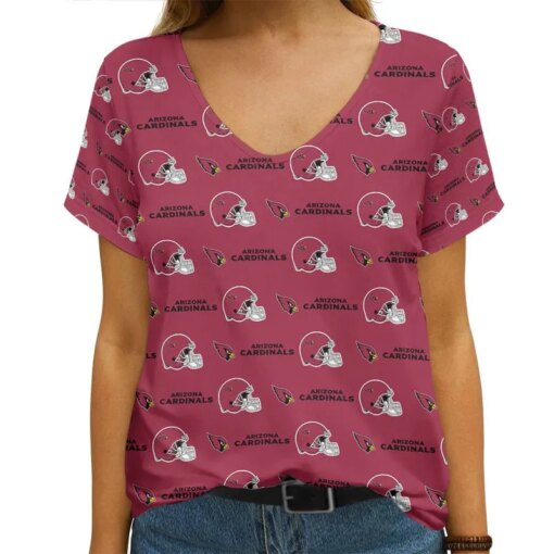 Arizona Cardinals V-neck Women T-shirt