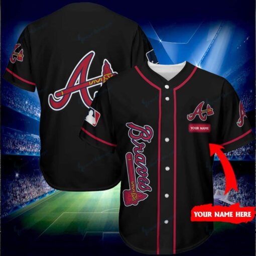 Atlanta Braves Personalized Baseball Jersey Shirt 159