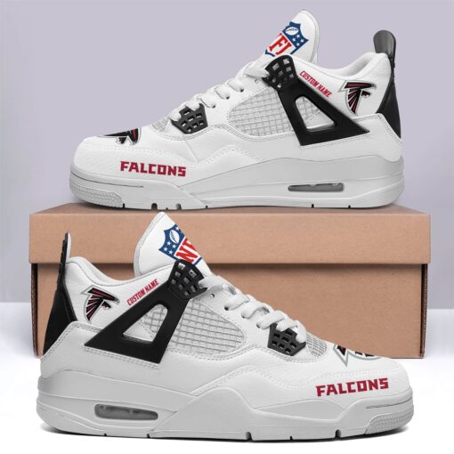 Atlanta Falcons Personalized AJ4 Sneaker BG273