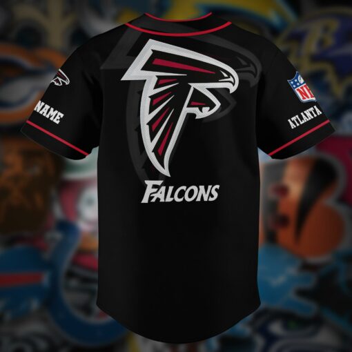 Atlanta Falcons Personalized Baseball Jersey AZCBJS100