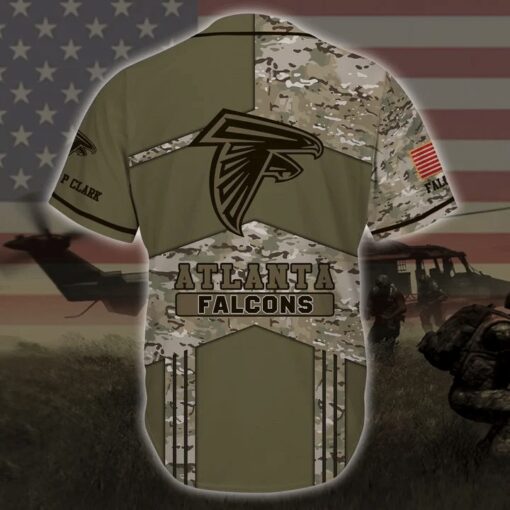 Atlanta Falcons Personalized Baseball Jersey BG137