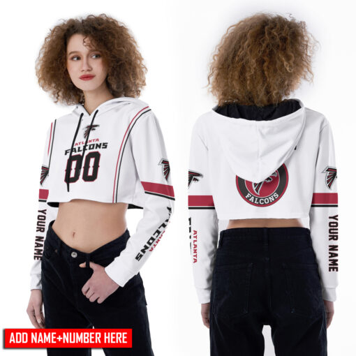 Atlanta Falcons Personalized Combo Croptop Hoodie And Leggings BGLG370+BG2CHD370