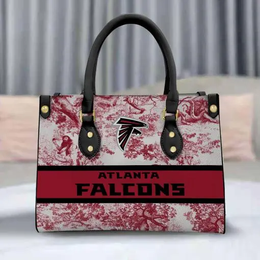 Atlanta Falcons Personalized Leather Hand Bag BB335