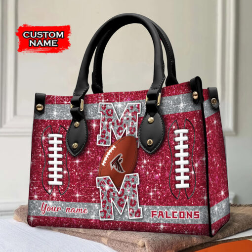 Atlanta Falcons Personalized Leather Hand Bag BBLTHB569