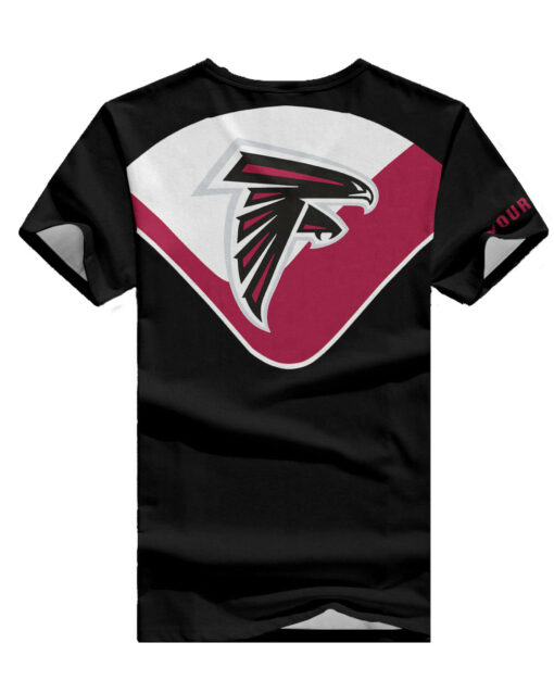 Atlanta Falcons Personalized Summer V-neck Women T-shirt BG401