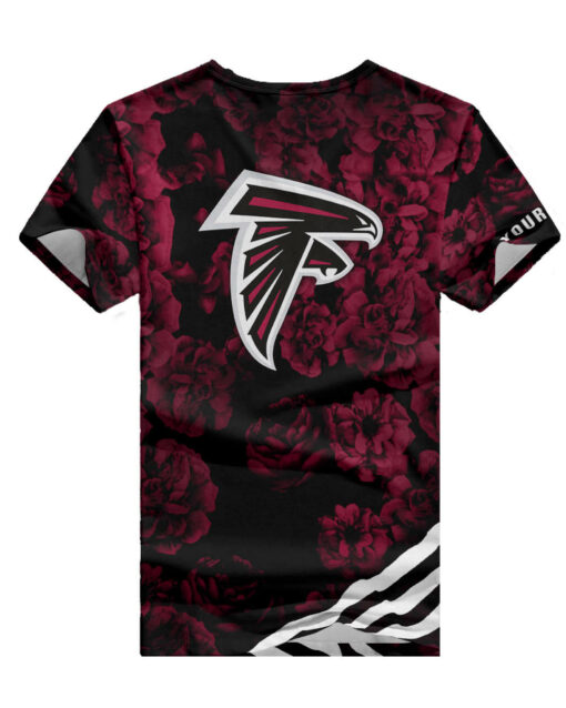 Atlanta Falcons Personalized V-neck Women T-shirt BG439