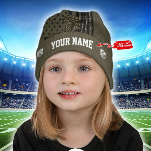 Atlanta Falcons Personalized Wool Beanie 164