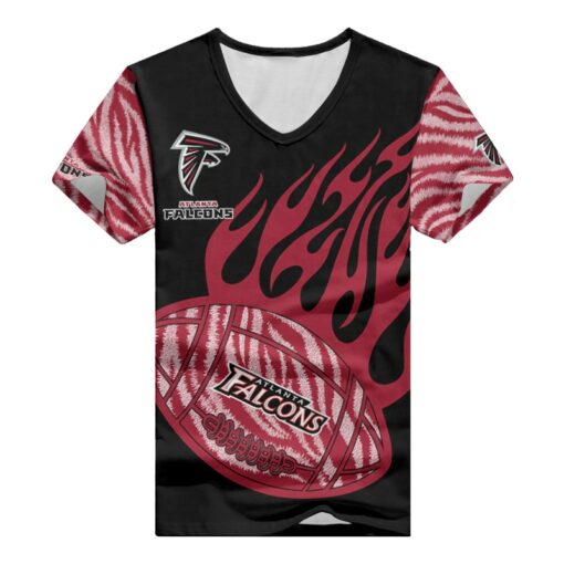 Atlanta Falcons V-neck Women T-shirt BG788