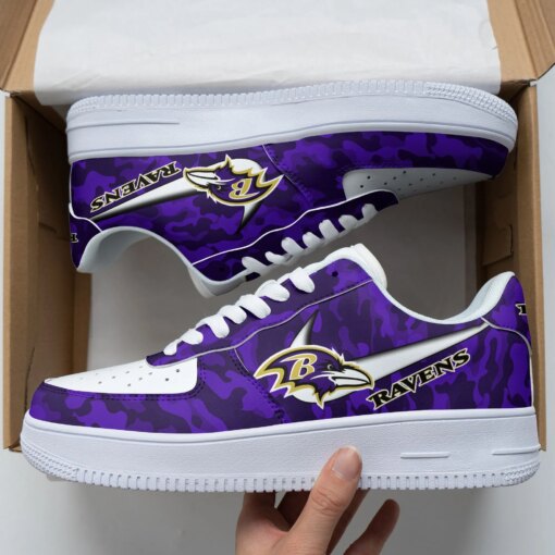 Baltimore Ravens AF1 Sneakers 73