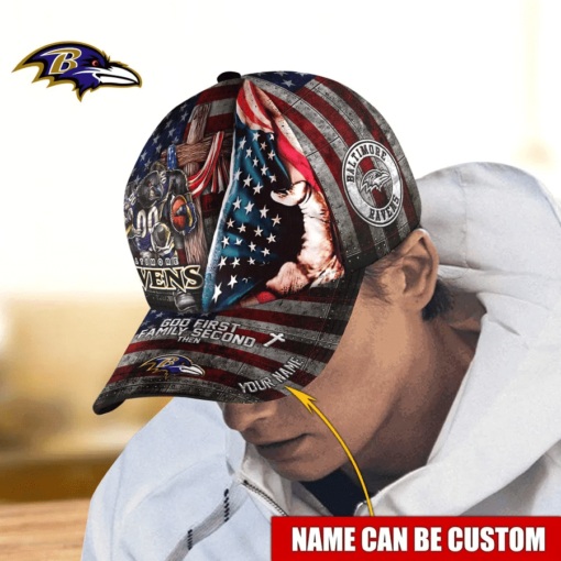 Baltimore Ravens Personalized Classic Cap BB352