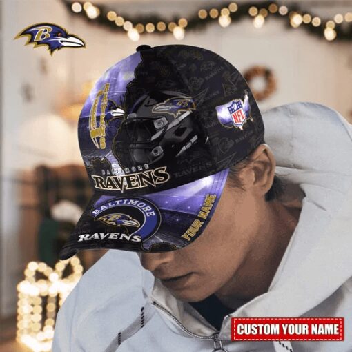 Baltimore Ravens Personalized Classic Cap BB470