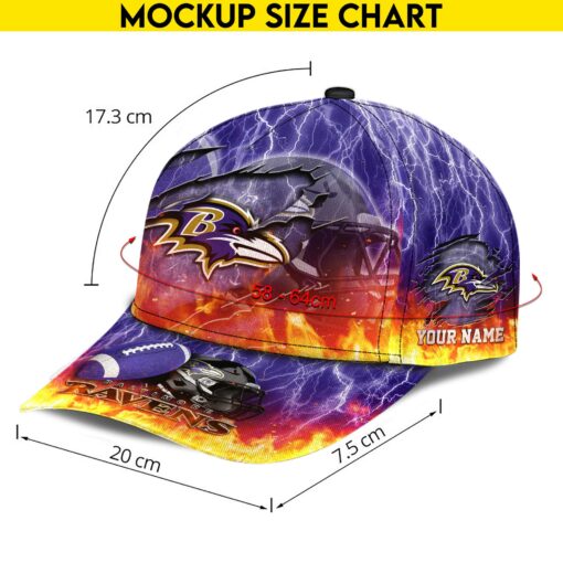 Baltimore Ravens Personalized Classic Cap BB854