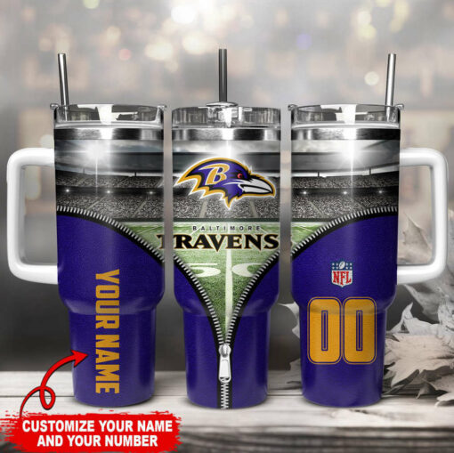 Baltimore Ravens Personalized Limited Edition Sport Fan Gift 40oz Tumbler AZC40OZT113