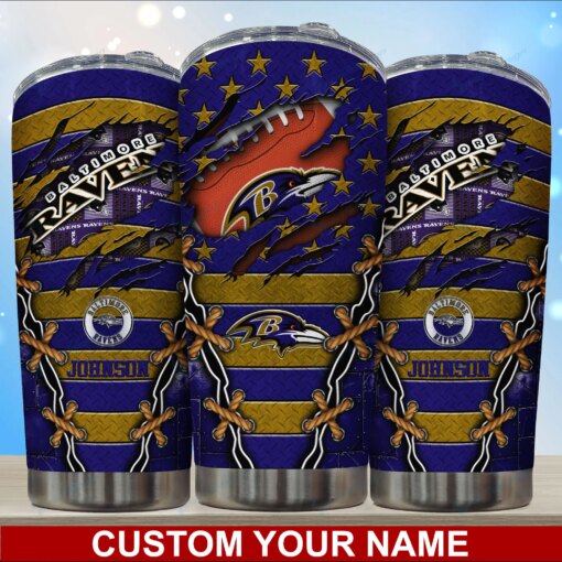 Baltimore Ravens Personalized Tumbler BG02