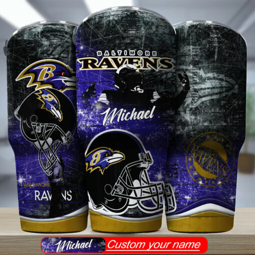 Baltimore Ravens Personalized Tumbler BG312