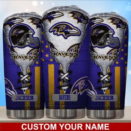 Baltimore Ravens Personalized Tumbler BG407