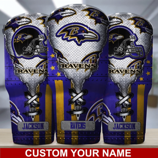 Baltimore Ravens Personalized Tumbler BG407