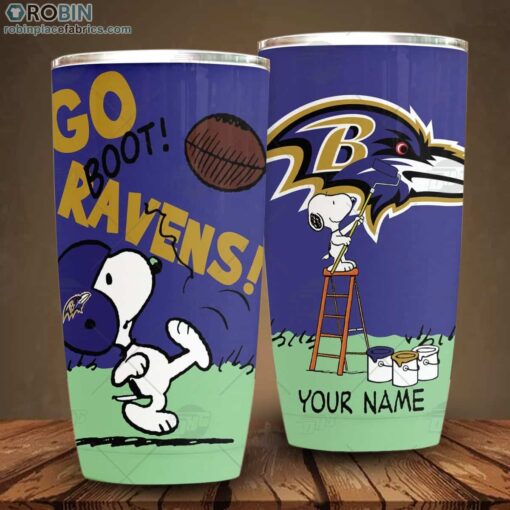 Baltimore Ravens Personalized Tumbler BG581