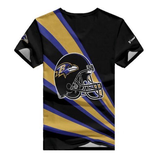 Baltimore Ravens Summer V-neck Women T-shirt BG329