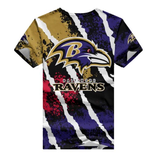 Baltimore Ravens V-neck Women T-shirt AGC30