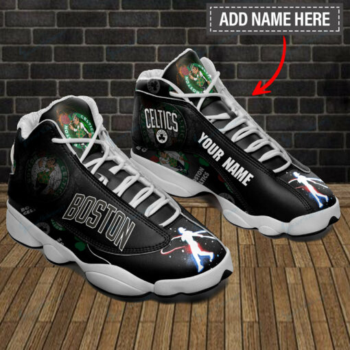 Boston Celtics Personalized AJD13 Sneakers BG06