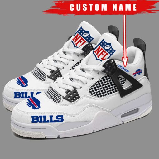 Buffalo Bills Personalized AJ4 Sneaker BG275