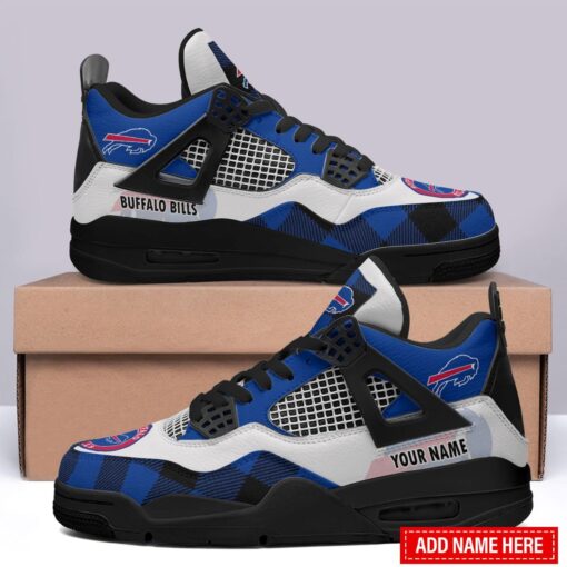 Buffalo Bills Personalized AJ4 Sneaker BG304