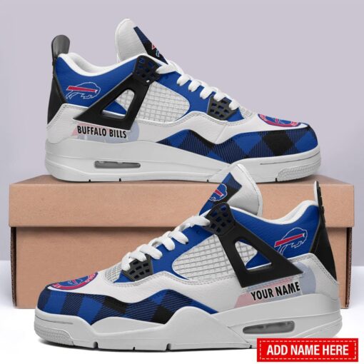 Buffalo Bills Personalized AJ4 Sneaker BG304