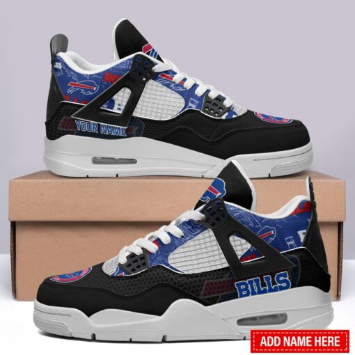 Buffalo Bills Personalized AJ4 Sneaker BG306