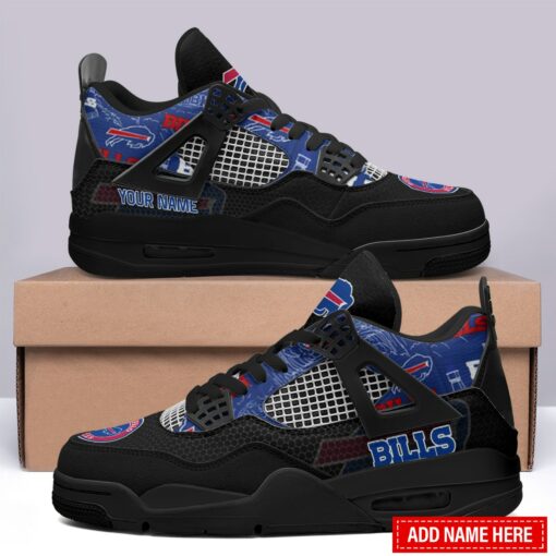 Buffalo Bills Personalized AJ4 Sneaker BG306