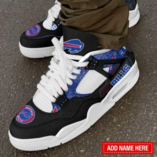 Buffalo Bills Personalized AJ4 Sneaker BG306