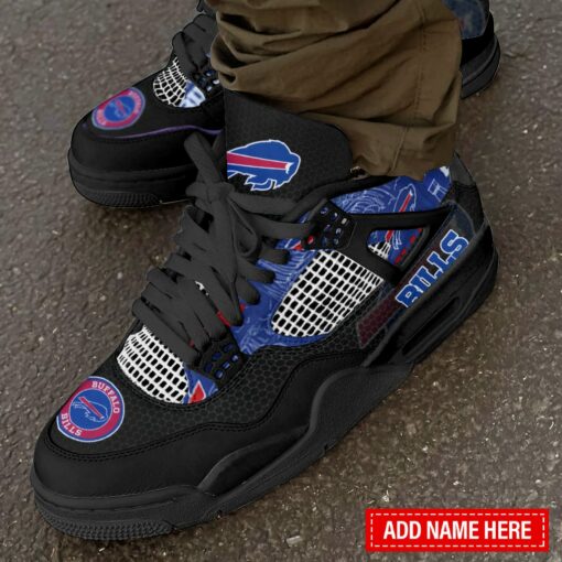 Buffalo Bills Personalized AJ4 Sneaker BG306