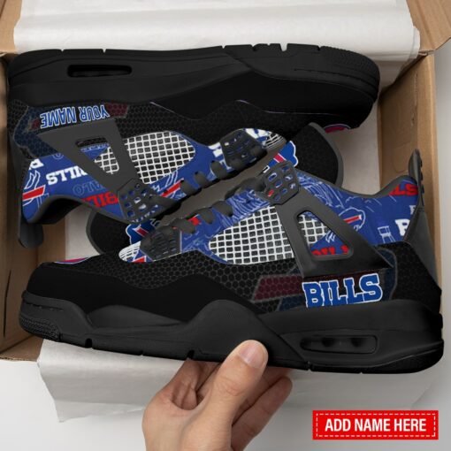 Buffalo Bills Personalized AJ4 Sneaker BG306