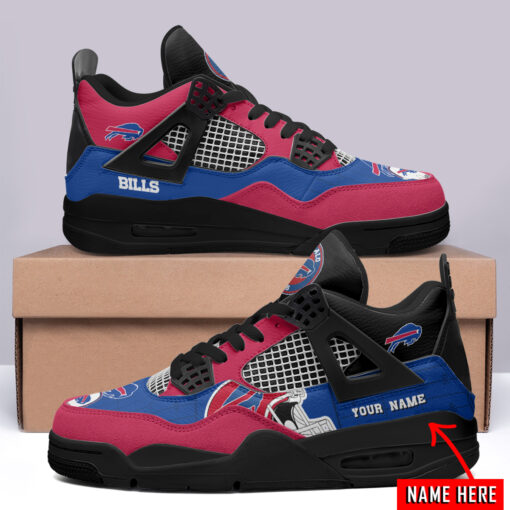 Buffalo Bills Personalized AJ4 Sneaker BG318