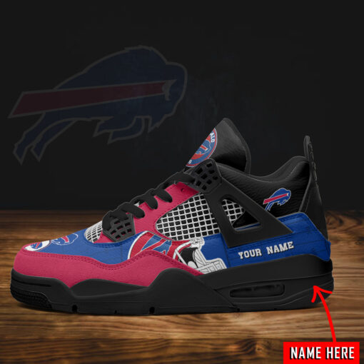 Buffalo Bills Personalized AJ4 Sneaker BG318