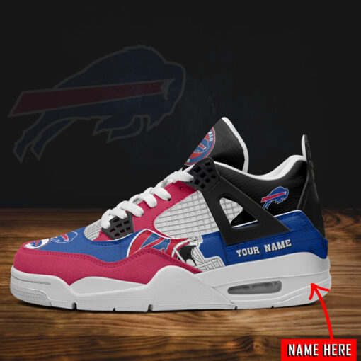 Buffalo Bills Personalized AJ4 Sneaker BG318