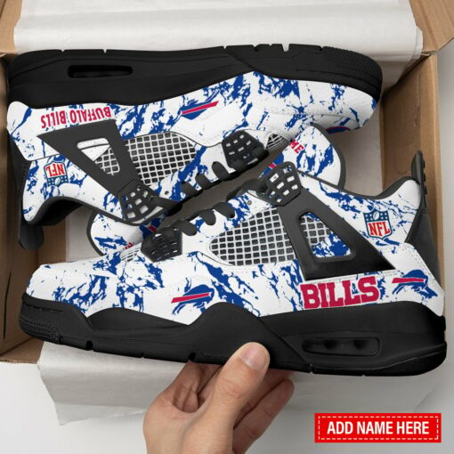 Buffalo Bills Personalized AJ4 Sneaker BGAJ4S364