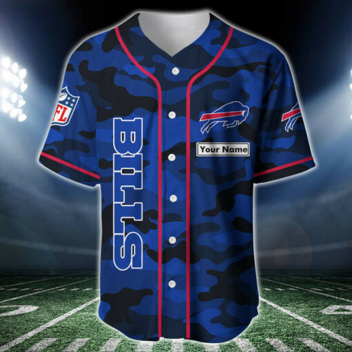 Buffalo Bills Personalized Baseball Jersey BG221