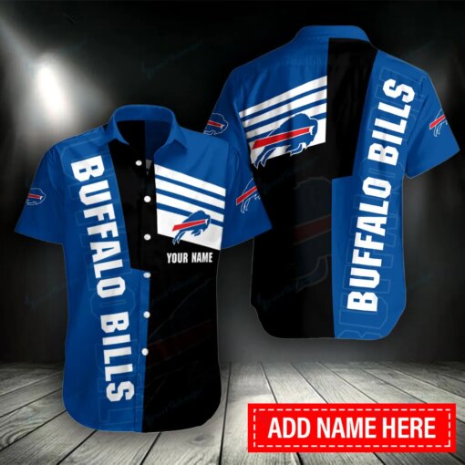 Buffalo Bills Personalized Button Shirt BB014