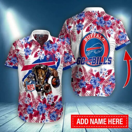 Buffalo Bills Personalized Button Shirt BB985