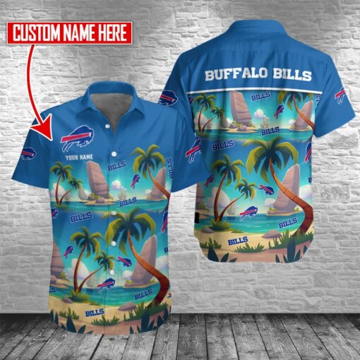 Buffalo Bills Personalized Button Shirts BG432